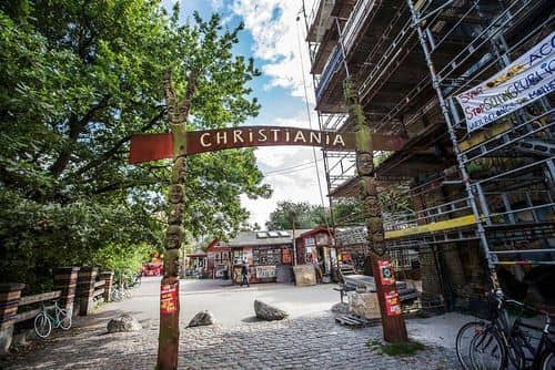 Indsgangsparti ved Christiania