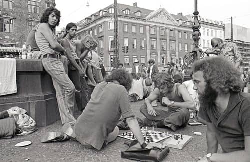 folk på gammel torv