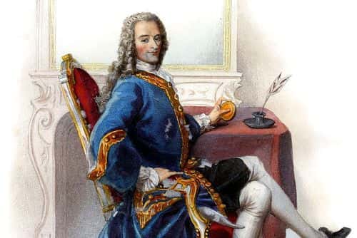 Maleri af Francois voltaire