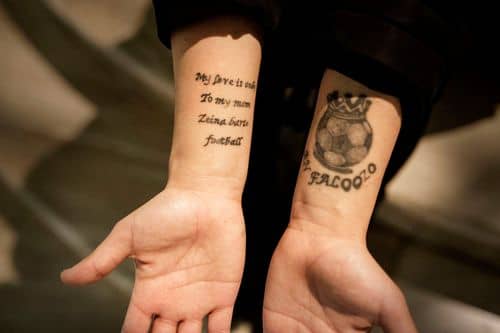 tatoveringer på arme