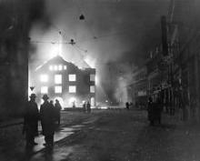 En modstandsgruppe i Odense springer en fiskefabrik i luften den 21. februar 1945.