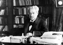 Forfatter, litteraturforskeren og kritiker Georg Brandes (1842-1927) var om nogen eksponent for Det moderne gennembrud.