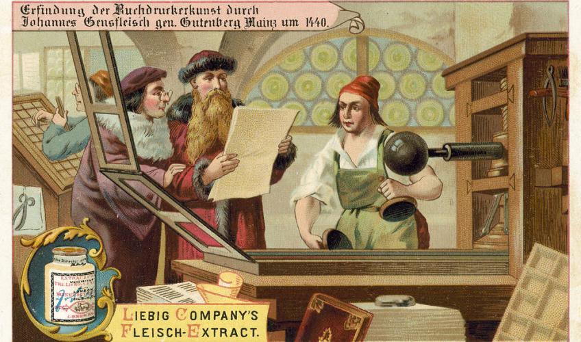 Den tyske guldsmed Johan Gutenberg