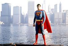 Christopher Reeve i filmen Superman fra 1978.