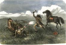 Scene fra Sioux krigen 1862-1876