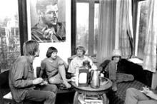 Ungdomsoprør, hippier og kollektiver var tidens trend. Her fra kollektivet Maos lyst med Che Guevara i 1968.